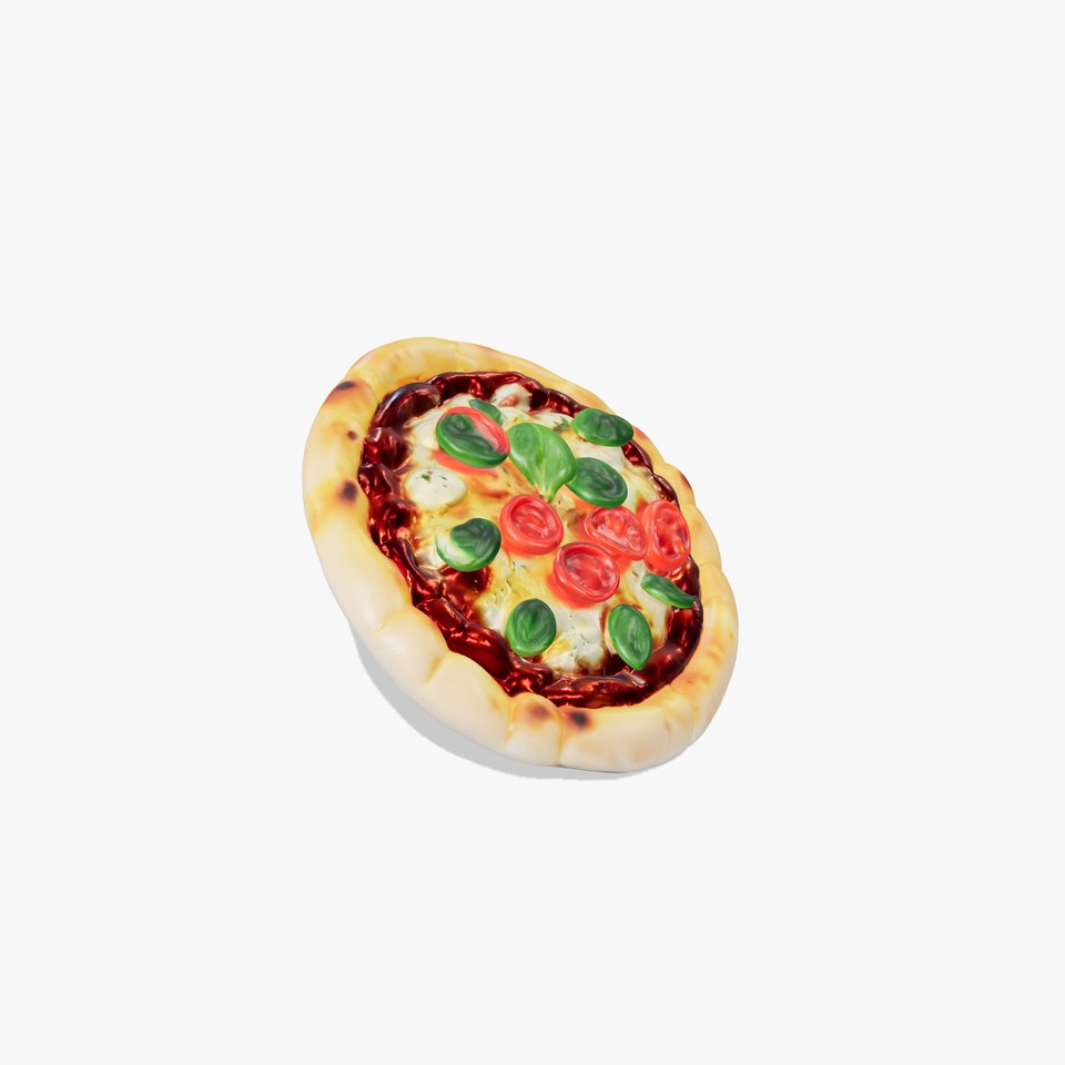Authentic Margherita Pizza D model pack